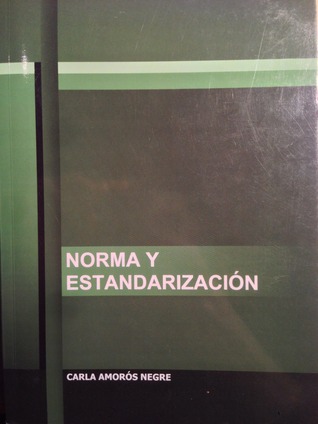 Norma y estandarización (Paperback)