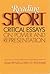 Reading Sport by Susan Birrell