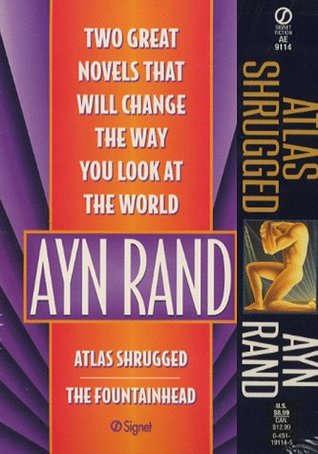 Ayn Rand 2-copy set: Atlas Shrugged and The Fountainhead.