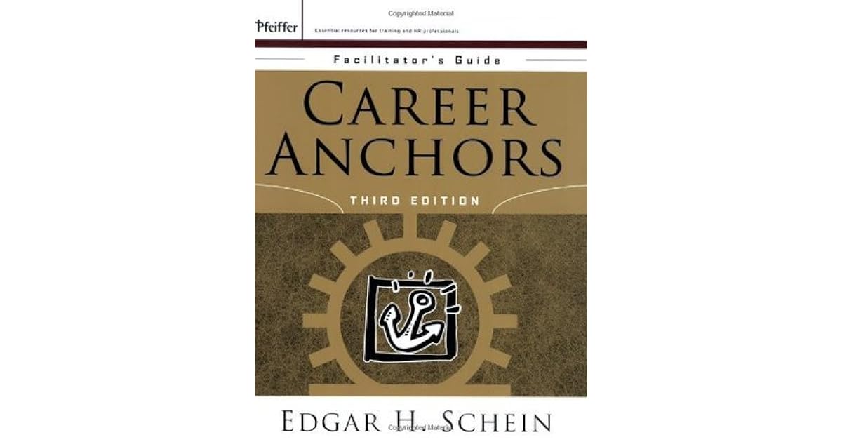 Career Anchors Facilitator's Guide Package by Edgar H. Schein