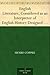 English Literature, Considered as an Interpreter of English History Designed as a Manual of Instruction