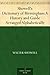 Showell's Dictionary of Birmingham A History and Guide Arranged Alphabetically