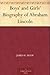 Boys' and Girls' Biography of Abraham Lincoln