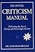 The Official Criticism Manual