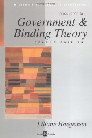 Introduction to Government & Binding Theory (Perfect Paperback)