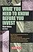 What You Need to Know Before You Invest by Rod Davis