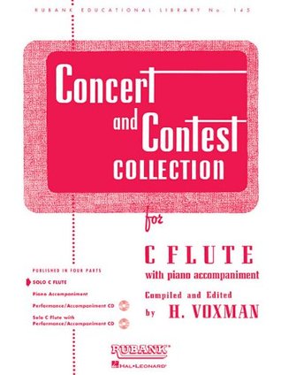 Concert and Contest Collection for C Flute with Piano Accompaniment: Solo C Flute