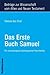Das Erste Buch Samuel: Ein ...