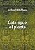 Catalogue of plants
