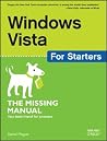 Windows Vista for Starters: The Missing Manual Windows Vista for Starters: The Missing Manual