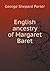 English ancestry of Margaret Baret by George Shephard Porter