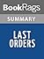Summary & Study Guide Last Orders by Graham Swift