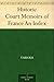 Historic Court Memoirs of France An Index