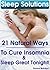 Sleep Solutions: 21 Natural Ways to Cure Insomnia & Sleep Great Tonight!