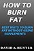 How to Burn Fat: Best Ways ...