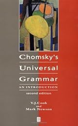 【美品】Chomsky's Universal Grammar Chomsky's Universal Grammar: An Introduction: Cook, Vivian