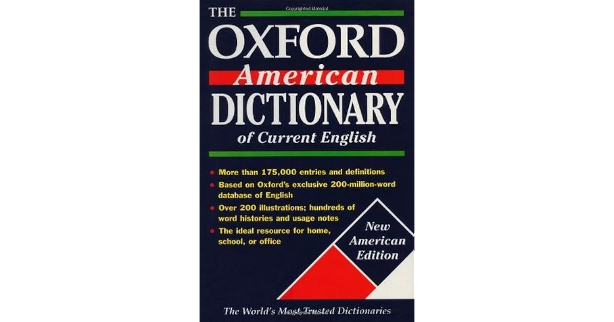 The Oxford American Dictionary of Current English by Frank R. Abate