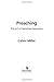 Preaching by Calvin Miller Preaching by Calvin Miller