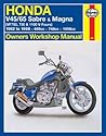 Honda V45/65 Sabre and Magna Owners Workshop Manual: (VF700, 750 & 1100 V-Fours) 1982 to 1988