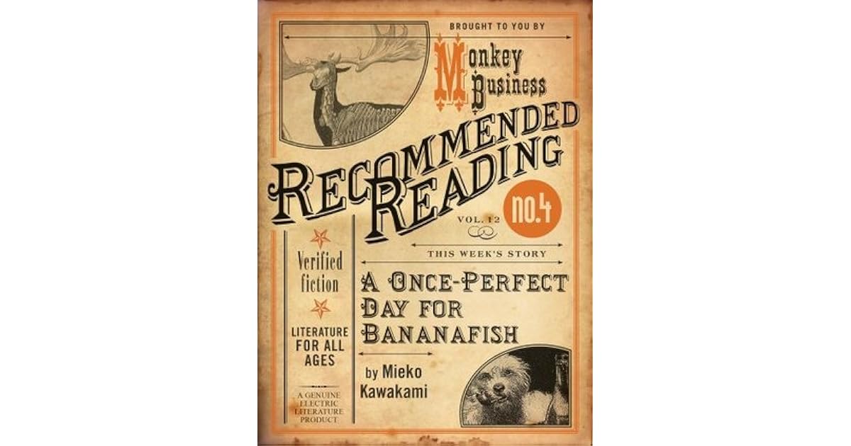 A Once Perfect Day For Bananafish By Mieko Kawakami