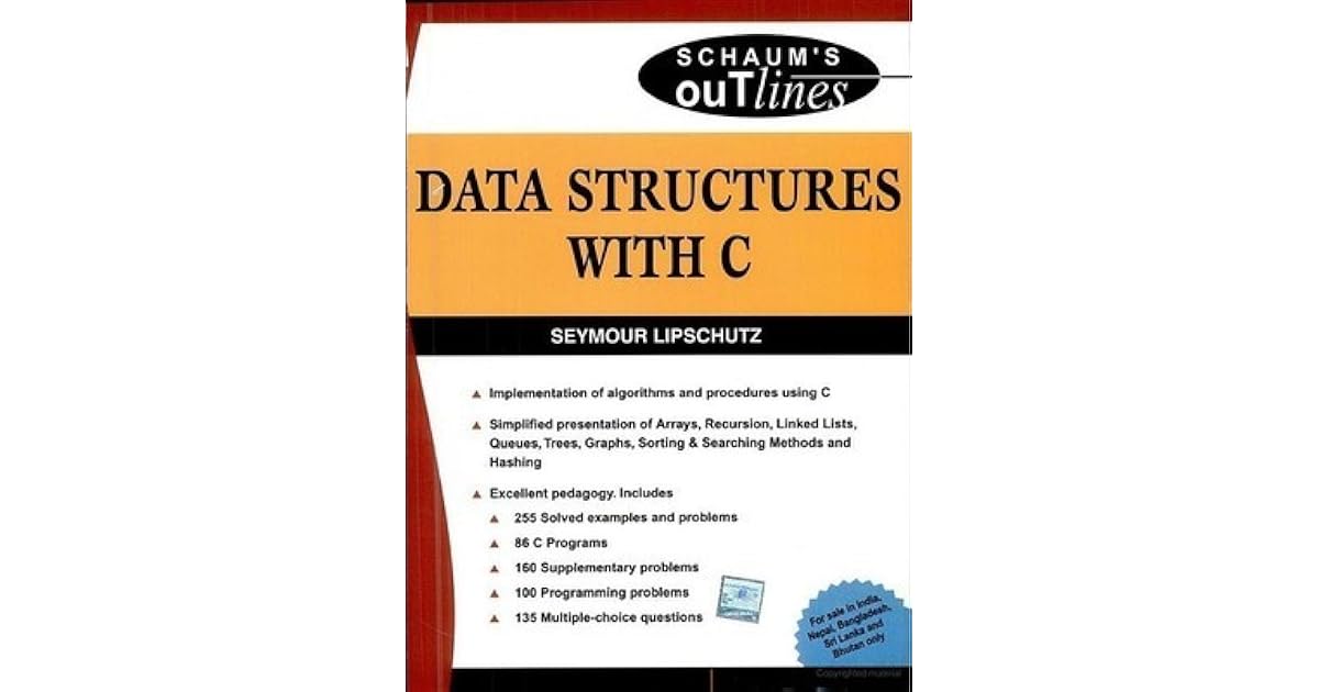 Data Structures with C by Seymour Lipschutz
