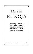 Runoja