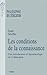 Les Conditions de la Connaissance: Une Introduction a l'Epistemologie Et a l'Education (Philosophie de L'Education) (French Edition)