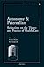 Autonomy and Paternalism: Reflections on the Theory and Practice of Health Care (Ethical Perspectives Monograph)