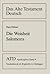 Die Weisheit Salomons (Das Alte Testament Deutsch. Atd - Apok... by Hans Huebner