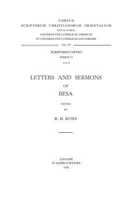 Letters and Sermons of Besa. Copt. 21. (Corpus Scriptorum Christianorum Orientalium)