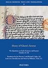 Henry of Ghent's Summa: The Questions on God's Existence and Essence (Aricles 21-24) (Dallas Medieval Texts and Translations)