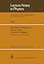 Stochastic Processes in Classical and Quantum Systems: Proceedings of the 1st Ascona-Como International Conference Held in Ascona, Ticino (Switzerland), June 24–29, 1985 (Lecture Notes in Physics)