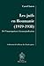 Les Juifs En Roumanie (1919-1938). de l'Emancipation a la Marginalisation (Collection de la Revue Des Études Juives)