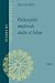 Philosophie Arabe Et Latine...