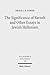 The Significance of Yavneh and Other Essays in Jewish Hellenism by Shaye J.D. Cohen