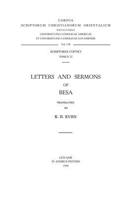 Letters and Sermons of Besa. Copt. 22. (Corpus Scriptorum Christianorum Orientalium)