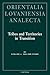 Tribes and Territories in Transition: The Central East Jordan Valley: A Study of the Sources (Orientalia Lovaniensia Analecta)