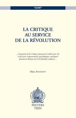 La Critique Au Service de la Revolution (International Environmental Law and Policy Series) (French and English Edition)