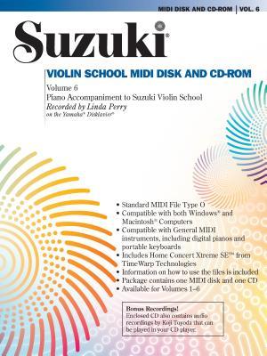 Piano Accompaniment to Suzuki Violin School, Vol. 6 (Audio CD)