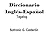 Diccionario Ingles-Espanol by Sofronio G. Calderón