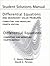Student Solutions Manual for Differential Equations and Bound... by Charles Henry Edwards