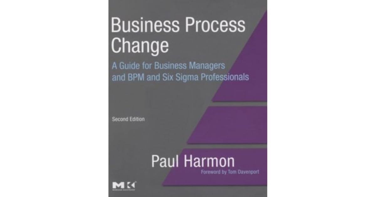 Business Process Change A Guide for Business Managers and