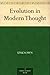 Evolution in Modern Thought