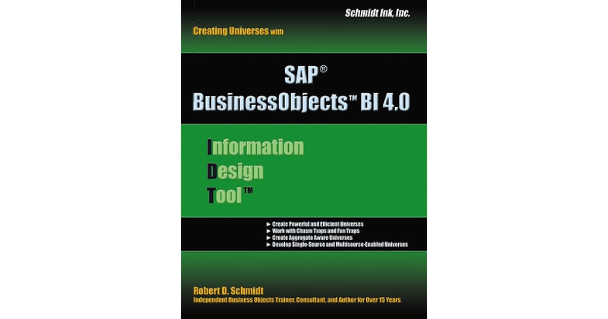 SAP BI (IDT) Information Design Tool 4 Creating Business Objects