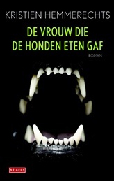 De vrouw die de honden eten gaf