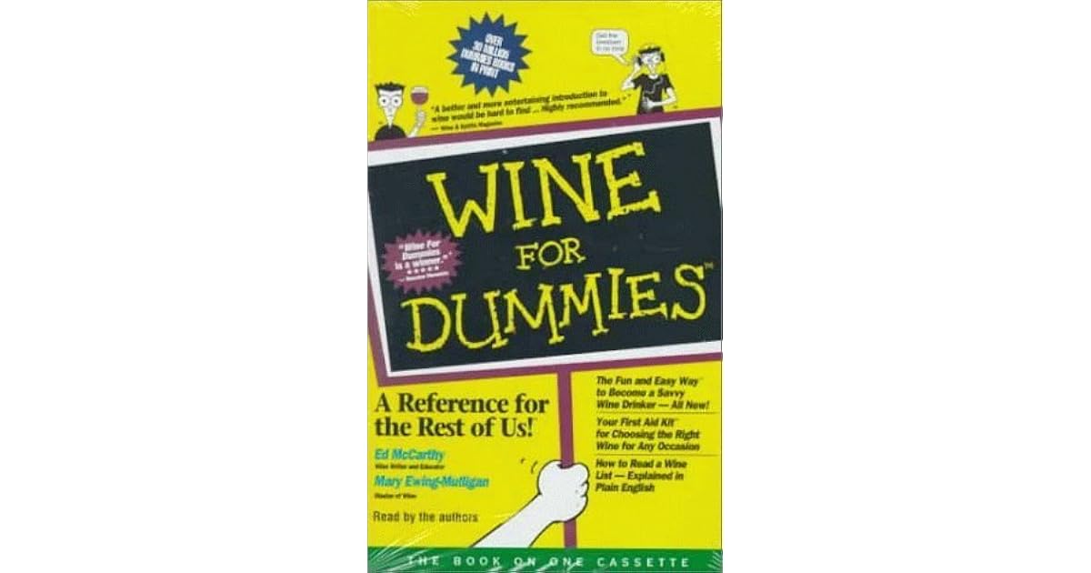 Wine for Dummies (Audiobook) by Ed McCarthy