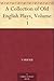 A Collection of Old English Plays, Volume 1