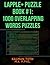 Lapple+ Puzzle Book #1: 1000 Overlapping Words Puzzles (LAPPLE+ IQ BOOST)
