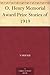 O. Henry Memorial Award Pri...