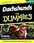 Dachshunds for Dummies by Eve Adamson Dachshunds for Dummies by Eve Adamson